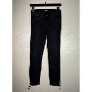 PAIGE Verdugo Ankle Jeans in Black Fog